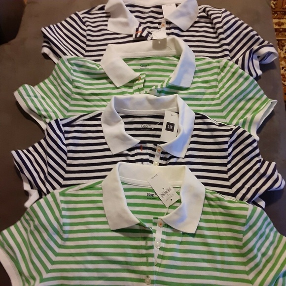 Lot of 4 New Mens Gap polo shirts size M - Picture 2 of 3